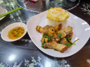 Spicy Thai food can be both good and bad