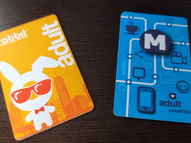 BTS & MRT Transit Cards for Bangkok Public Transportation