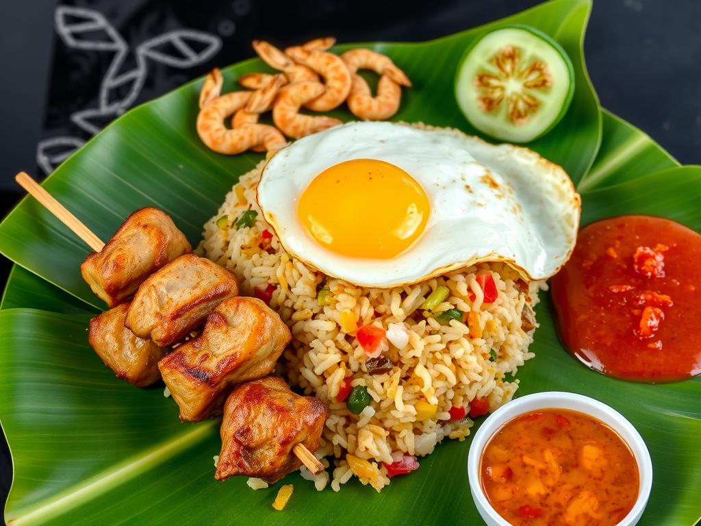Traditional Indonesian nasi goreng dish in 2025